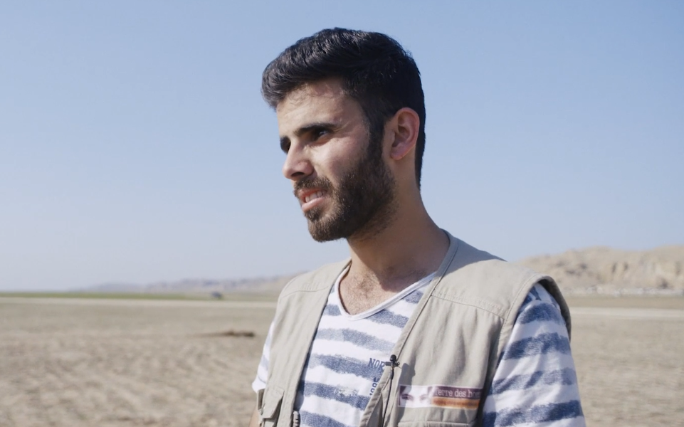 Mohammed, child protection team leader on the frontline to zones controlled by ISIS, 2017, Iraq.