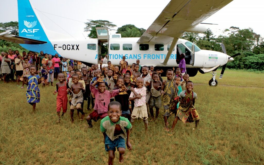 Danielle Dubreucque, volunteer for Aviation Without Borders, our partner that flies children to Europe for surgery