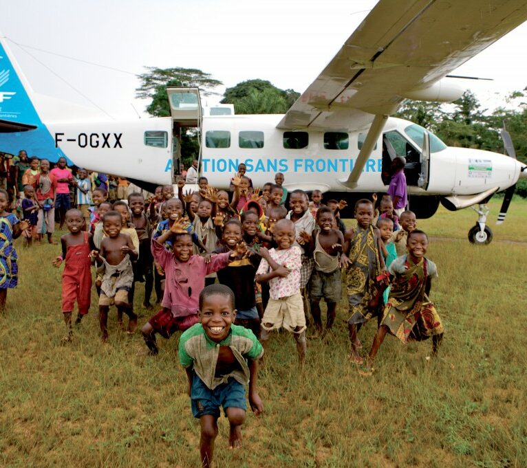 Danielle Dubreucque, volunteer for Aviation Without Borders, our partner that flies children to Europe for surgery
